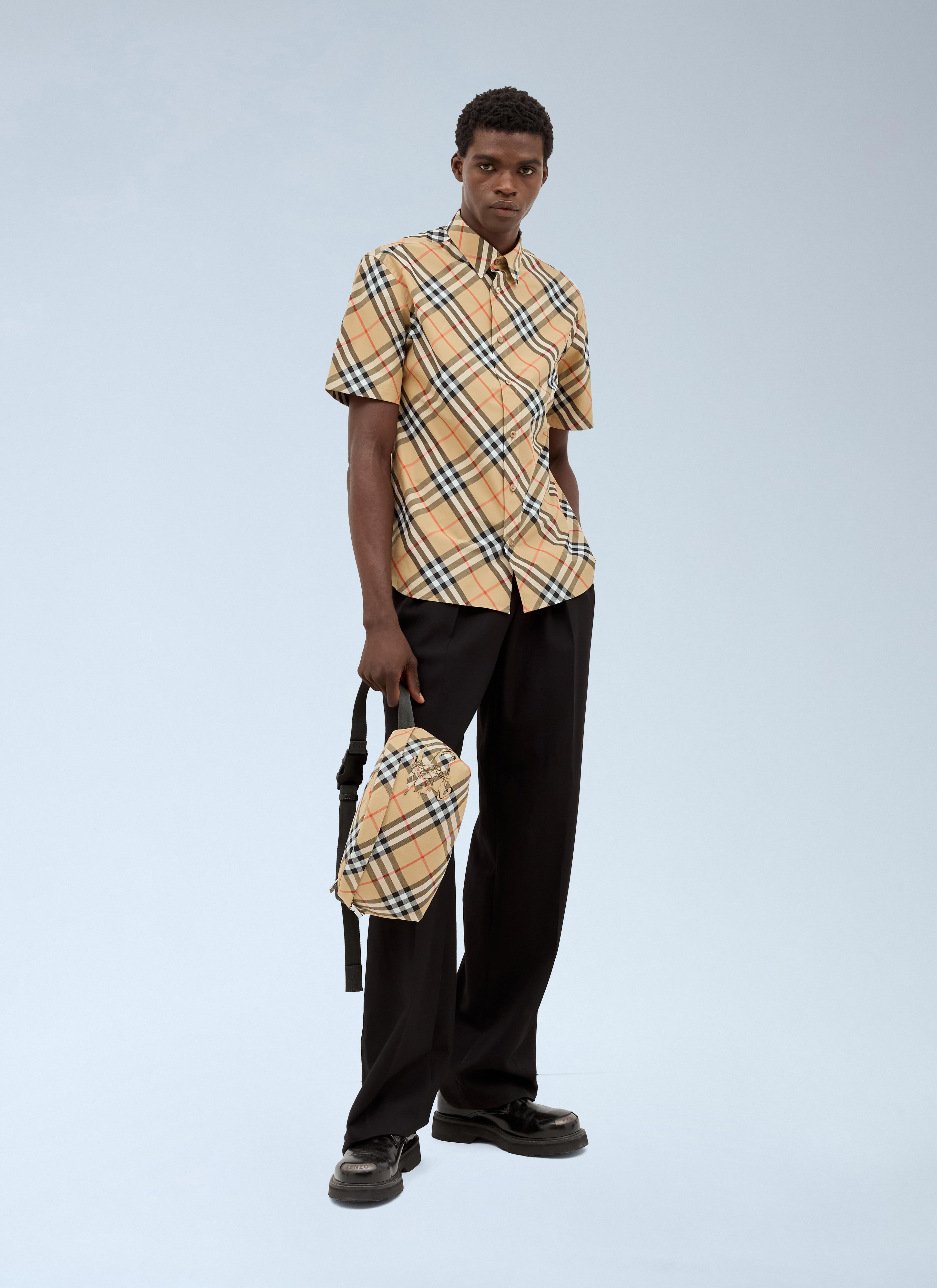 Burberry Men Check Poplin Shirt