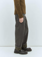 Burberry Men Cotton Carpenter Pants