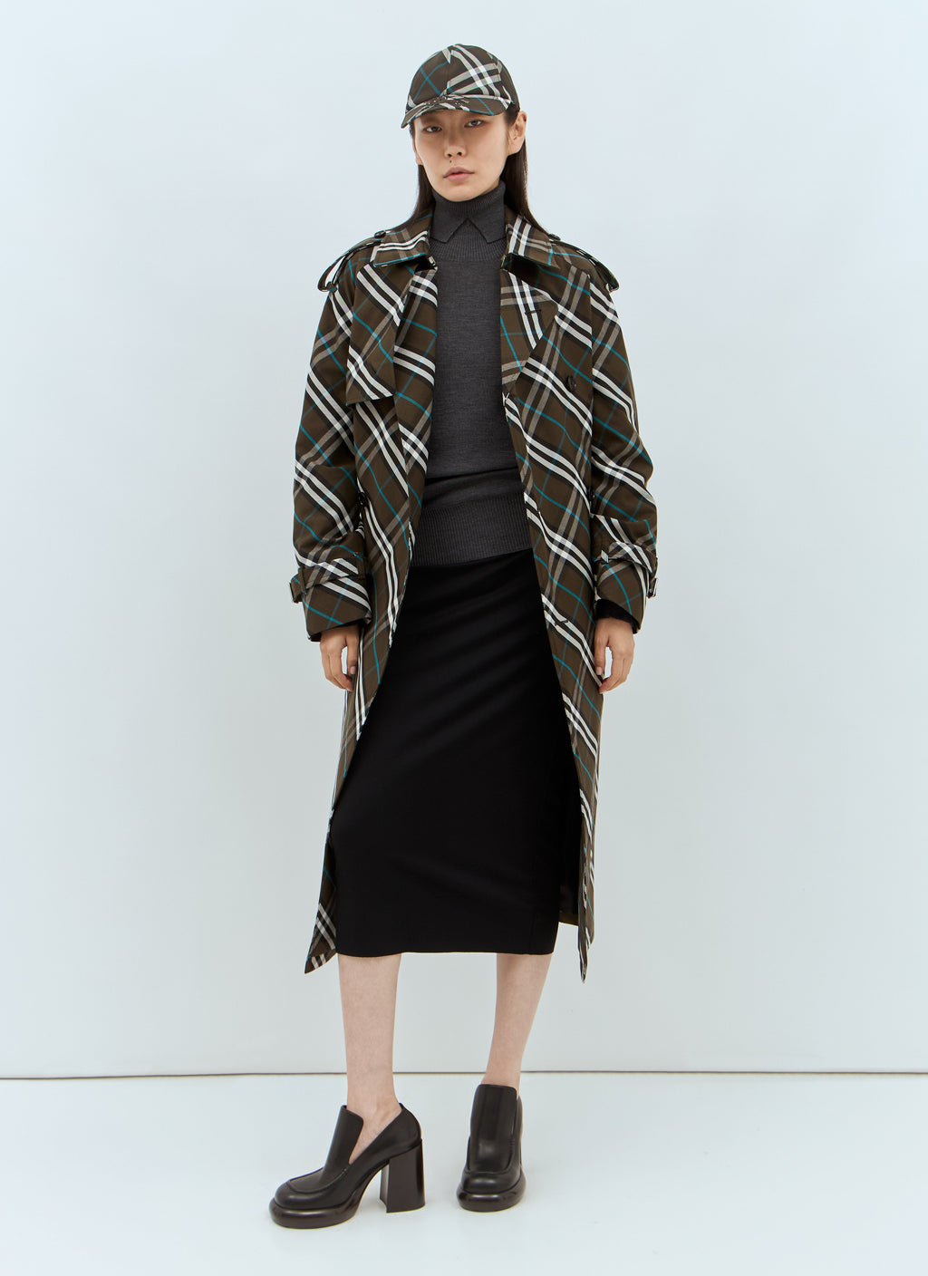 Burberry Women Wool High Neck Sweater