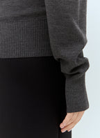 Burberry Women Wool High Neck Sweater