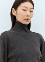 Burberry Women Wool High Neck Sweater