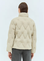 Burberry Women Ekd Nylon Down Jacket