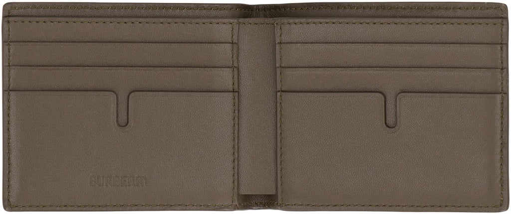BURBERRY Check Pattern Wallet (9.5x11 cm) - Mini Size