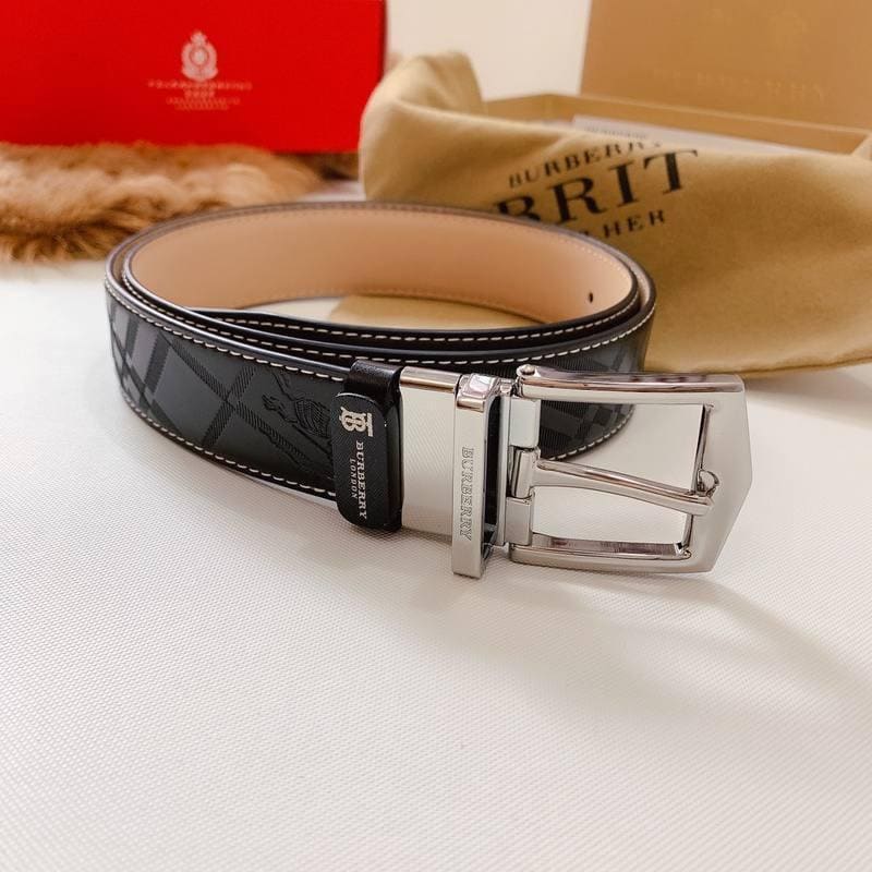 Burberry Leather Vintage Belt 'Black'
