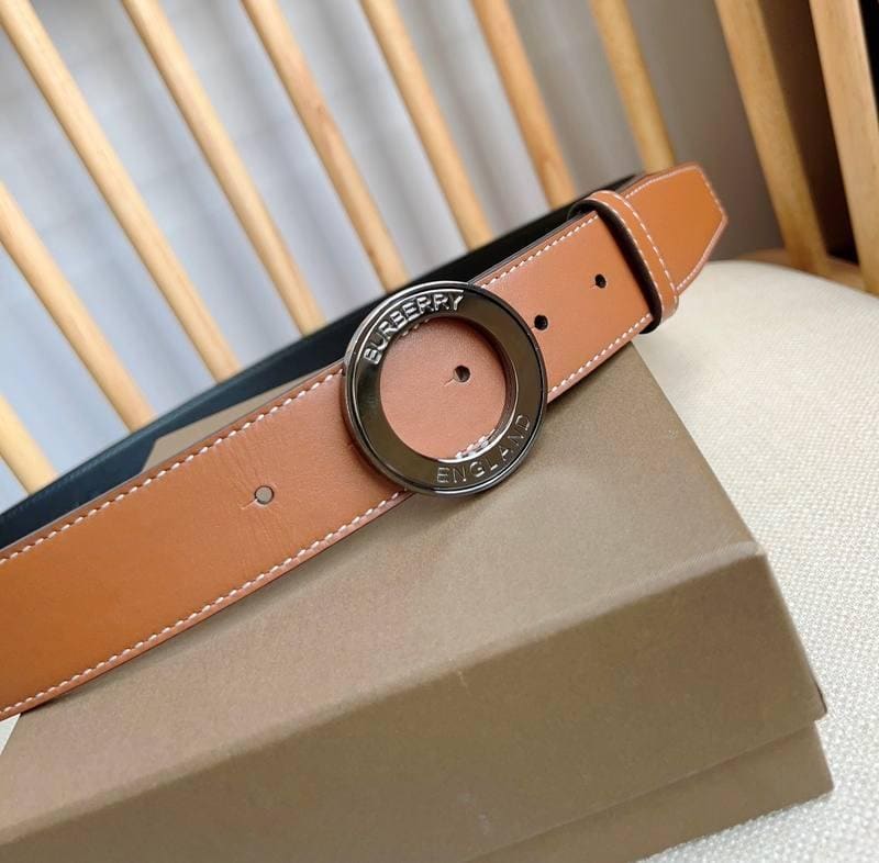 Burberry Leather Vintage Belt 'Brown'