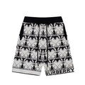 Burberry Men's Striped Cotton Knit Basketball Shorts 'Black/White'