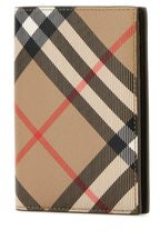 BURBERRY Mini Printed E-Canvas Passport Holder