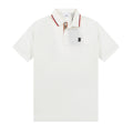 Burberry White T-Shirt With Collar