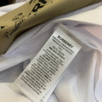 Burberry White T-Shirt Without Collar