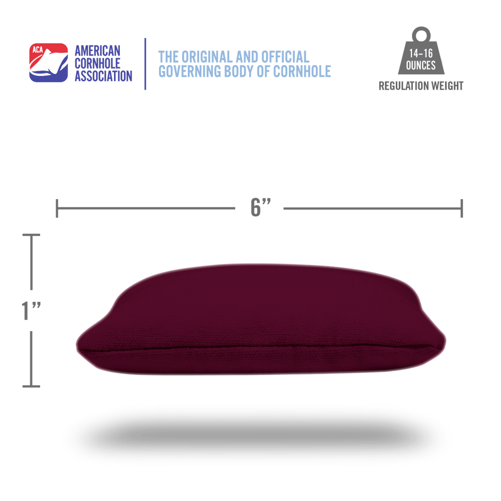 Burgundy Daily 66x Cornhole Bags