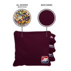 Burgundy Daily 66x Cornhole Bags