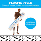 5 FT GIANT BUTTER STICK Inflatable Noodle Swimming Pool Float Toy - BigMouth Inc
