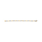 10K Yellow Gold 1.00 Cttw Round-Cut Diamond Spiral Link 7" Bracelet (H-I Color, I2-I3 Clarity)