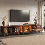 TV Stand For TVs Up To 90" - Dark Brown