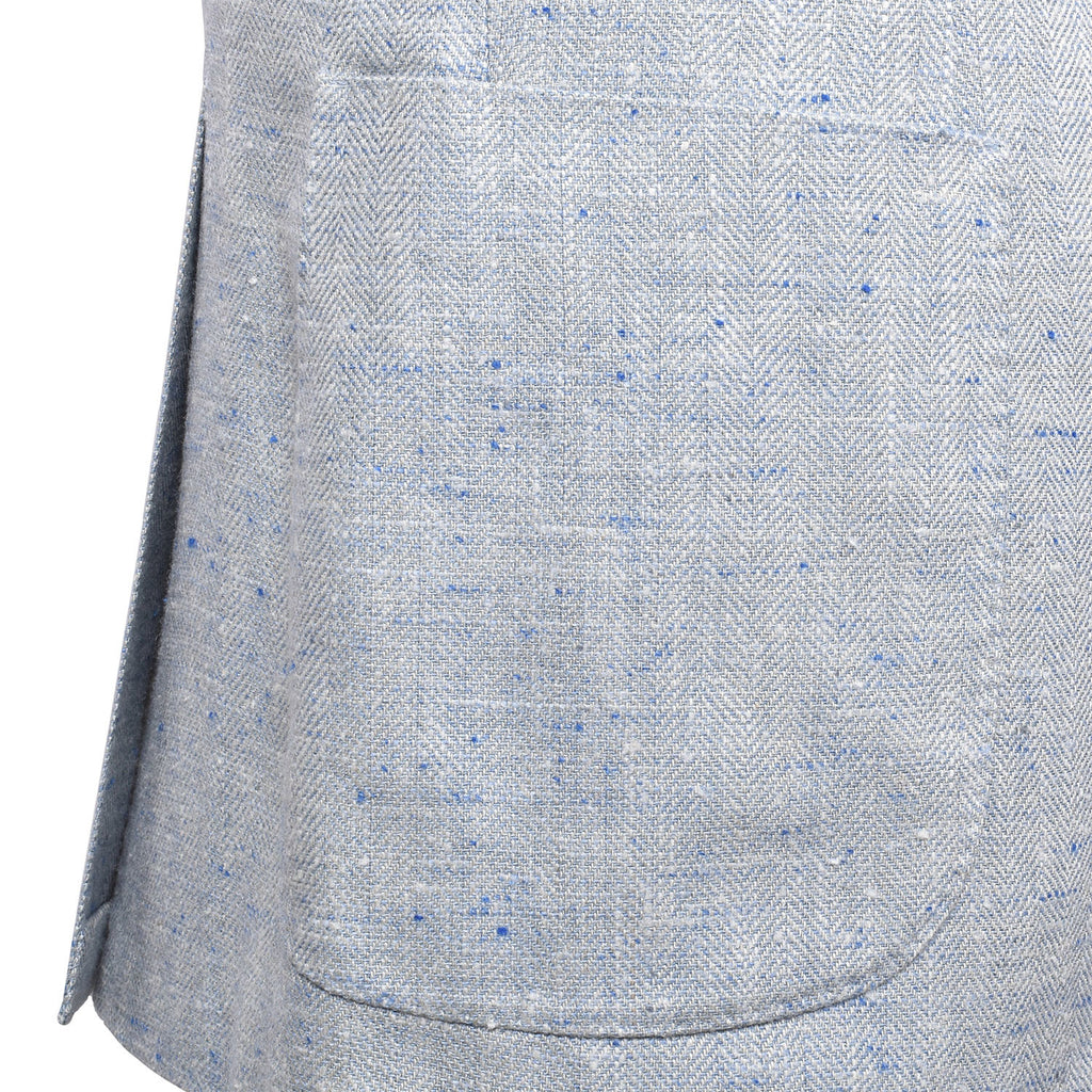 Loro Piana // Javier Blazer // Light Gray + Blue