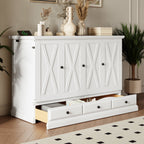 Solid Pine Murphy Bed Chest Cube Cabinet Bed