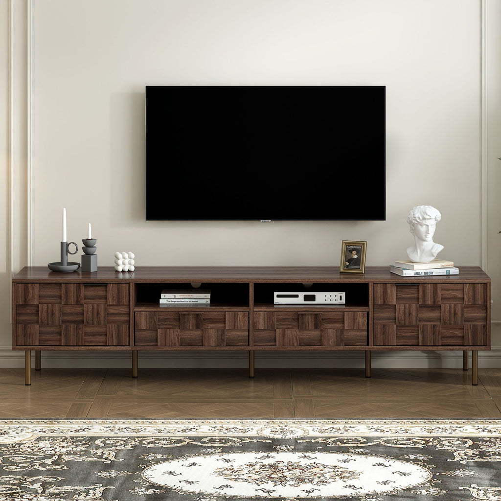 TV Stand With 2 Drawers, Storage Cabinet