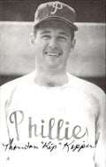 Thornton Kipper Phillies d. 2006 Signed/Autographed 3x5  Photo 178518