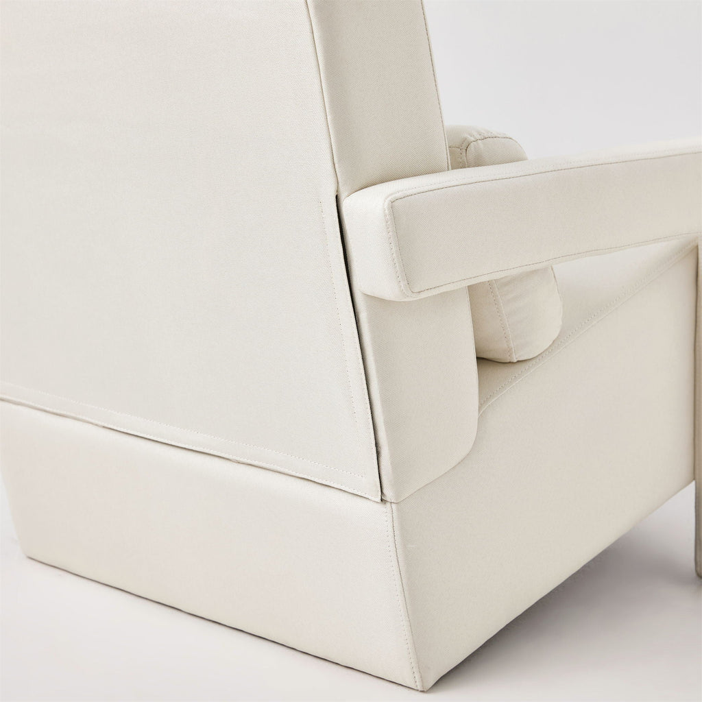 Modern Upholstered Accent Chair, Comfortable Fabric With A Pillow