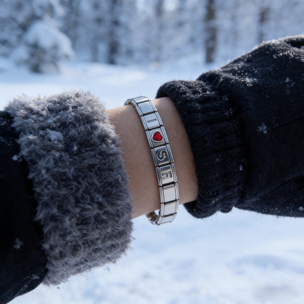 San Francisco 49ers Italian Charm Bracelet – Sports Fan Gift for Holiday, Birthday & Game Day