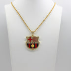 Customized Gifts Barcelona F.C. Pendant Necklace Chain for Football Fans