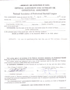 Jim Derrington Chicago White Sox Signed Personal Letter to GM Ralph Kiner 151584