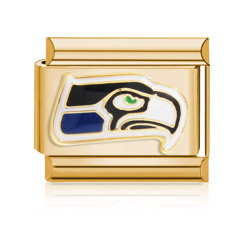 Football Team Logo Italian Charm Bracelet – Custom Gifts for Fans