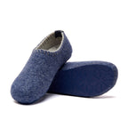 Yew Wool Slipper // Navy + Gray