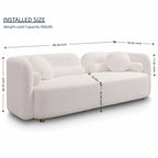 Luxury Modern Couch, 3 Seater Sofa