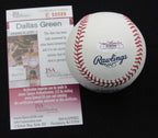 Dallas Green Signed/Auto Yankees 100th OML Baseball JSA 186667