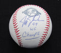 Jeff Juden Signed/Auto Yankees 100th OML Baseball MAB Inscr 187033