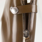 Women's Leather Knee-High Boots // Brown