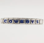 Dallas Cowboys Italian Charm Bracelet – DIY Custom Gift for Fans