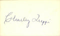 Charley Trippi HOF Chicago Cardinals  Signed/Autographed 3x5 Index Card 162464