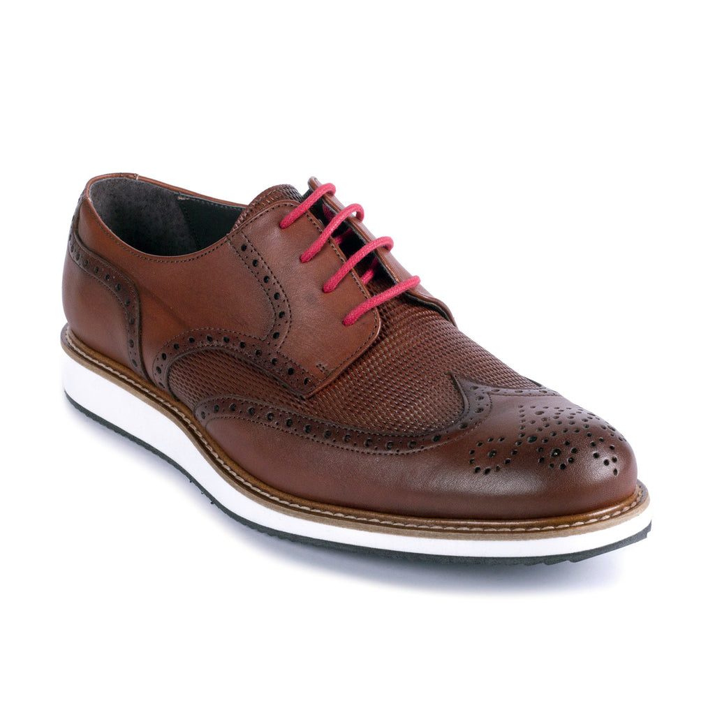 Crilan Leather Derby // Brown