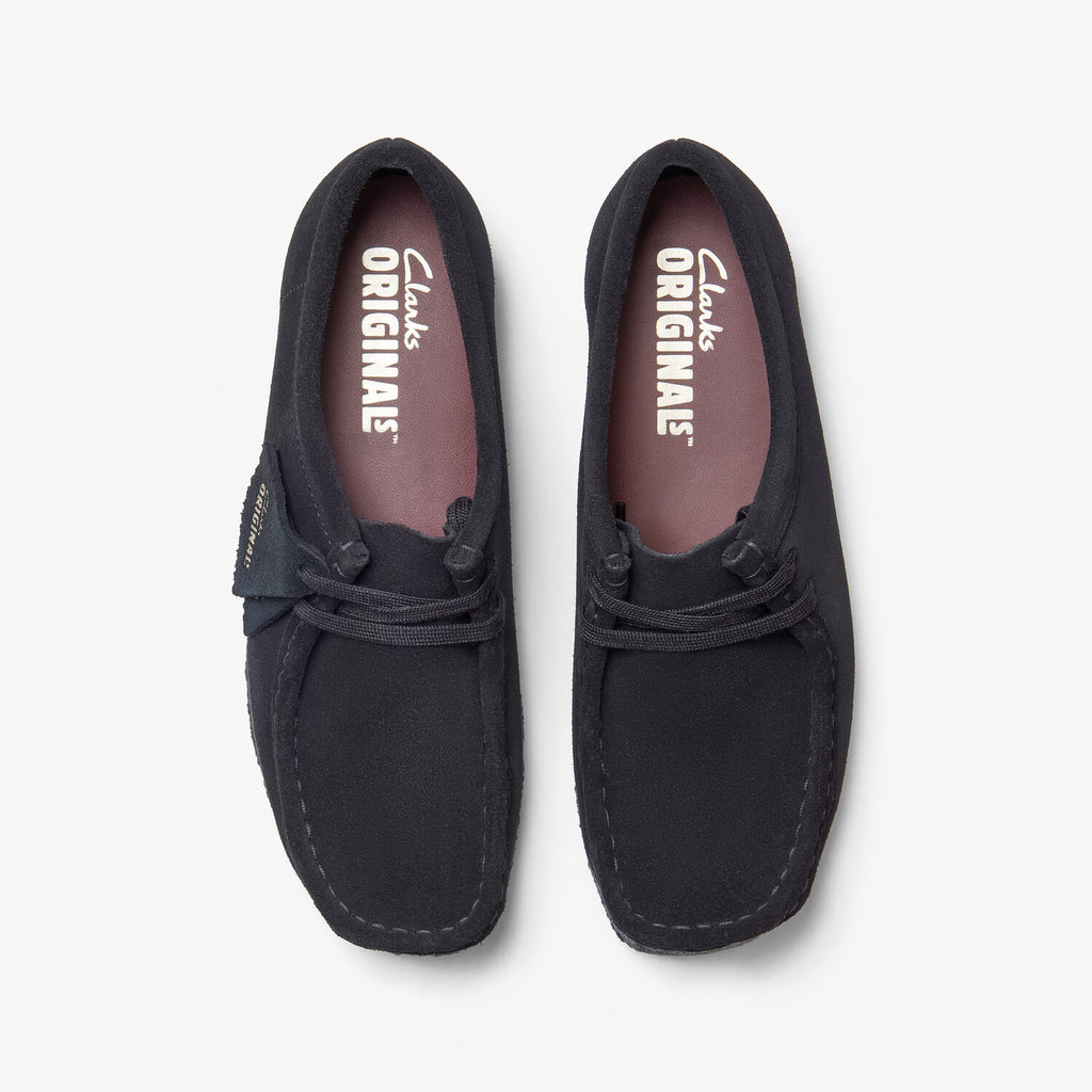 Wallabee // Moccasin // Black Suede