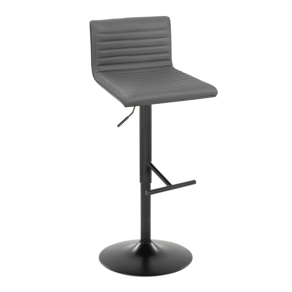 Mason - Contemporary Adjustable Barstool With Swivel (Set of 2)