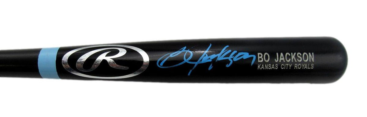 Bo Jackson Signed/Auto Rawlings Baseball Bat Kansas City Royals Beckett 190493