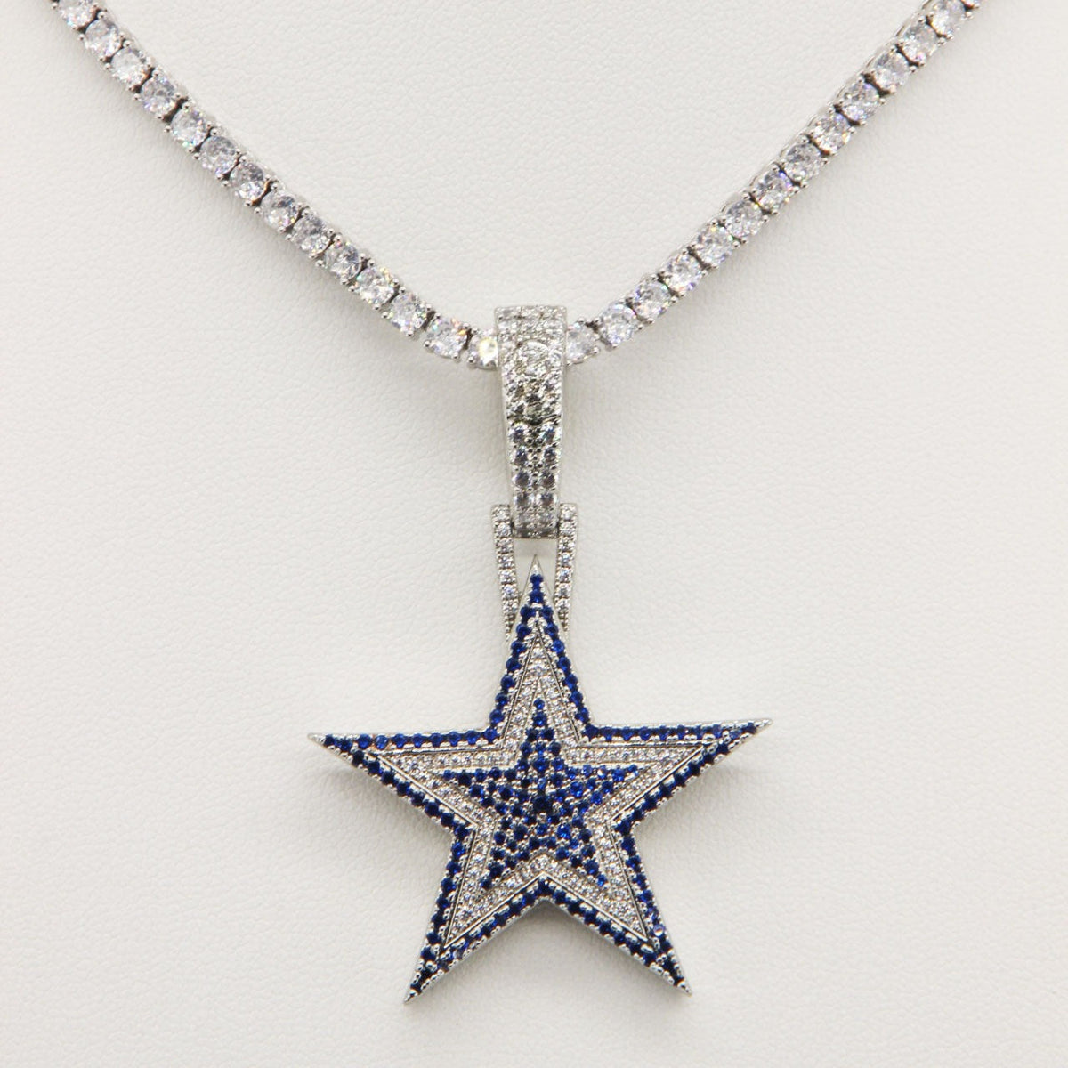 Dallas Cowboys Zircon Star Necklace –   Gift for Game Day, Birthday & Holiday