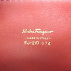 Ferragamo // Leather Gancini Tote // Red // Pre-Owned
