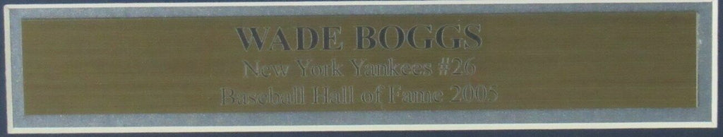Wade Boggs HOF New York Yankees Signed/Auto 8x10 Photo Framed JSA 161342