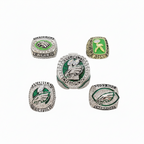 Philadelphia Eagles Championship Ring Set – 5pcs Super Bowl Replica Collectible Set