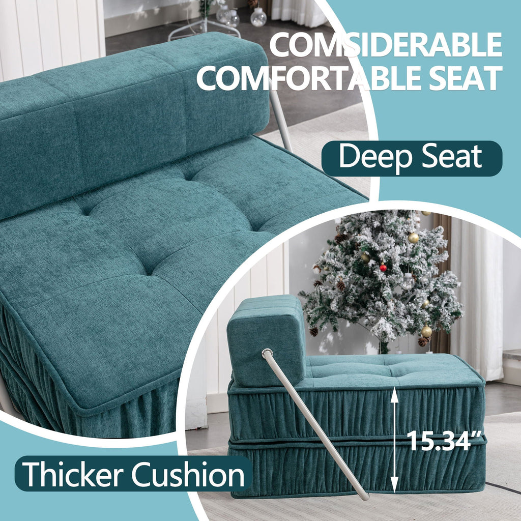 Folding Sofa With Removable Back Cushion