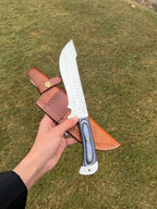 Fixed Blade Hand Forged D2 Steel Camping knife