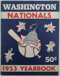 Vintage 1953 Washington Nationals Yearbook 175615