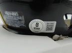 Rocky Bleier HOF Signed/Inscr Black Mini Helmet Steelers Becket Witness 191560