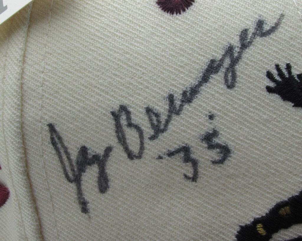 Jay Berwanger Signed/Inscribed Baseball Hat 1935 Heisman Chicago JSA 185512