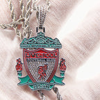 Liverpool Football Club Necklace – LFC Crest Pendant Jewelry Gift for Fans