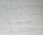 1986 Nabisco Masters Tennis Match Multi Signed by Nicklaus/Laver/Trabers 147507