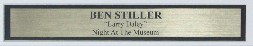 Ben Stiller "Larry Daley" Signed/Autographed 8x10 Photo Framed JSA 166676